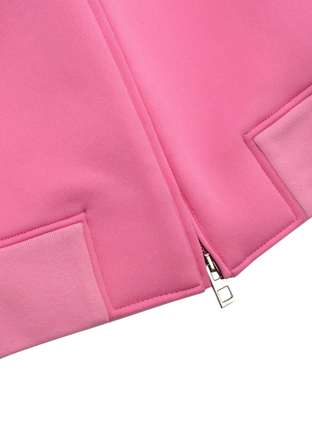 Loewe Pink Zip-Up Hooded Jacket Size S polyester