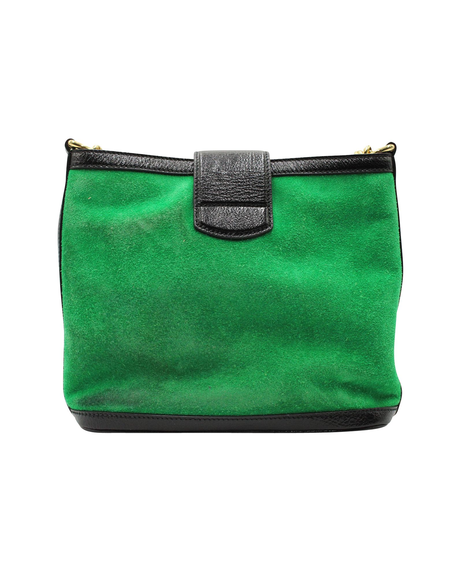 Gucci Green Suede Dionysus Bucket Bag