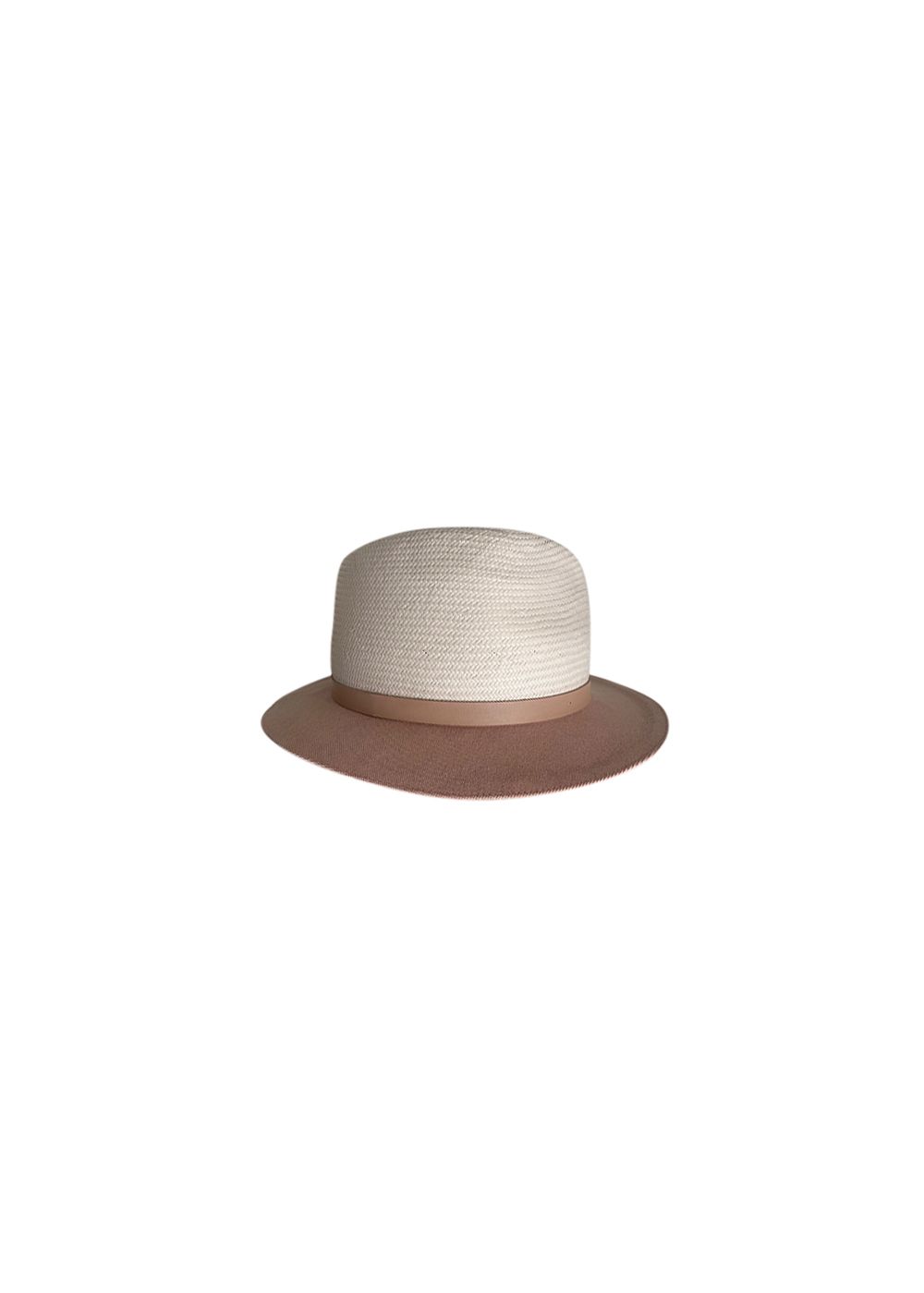 Rag and Bone Raffia  pink cotton Playa straw hat Size L Natural soft pink/blush