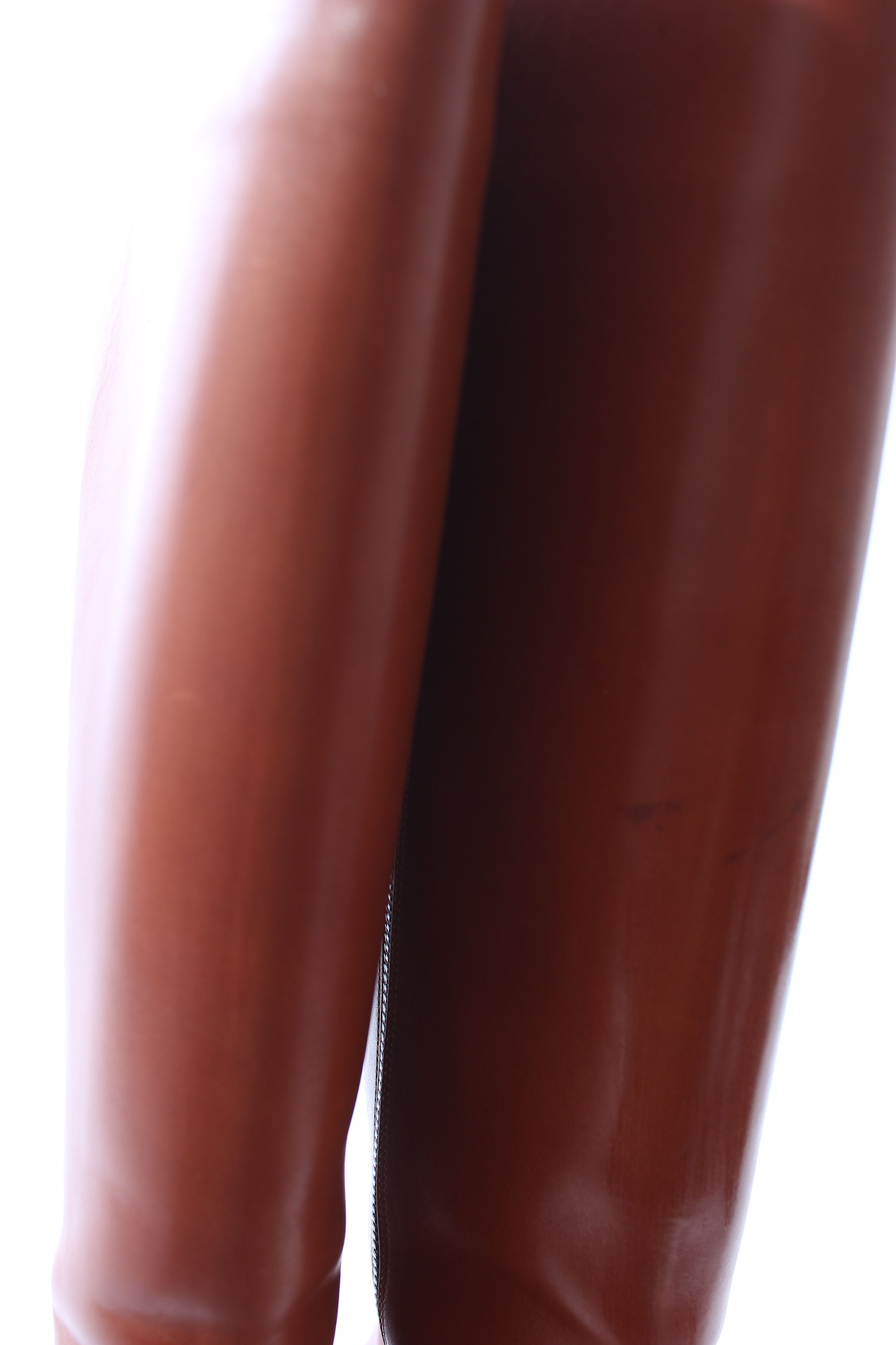 Preowned Chloe Tan Knee High Leather Boots Size 38 Brown