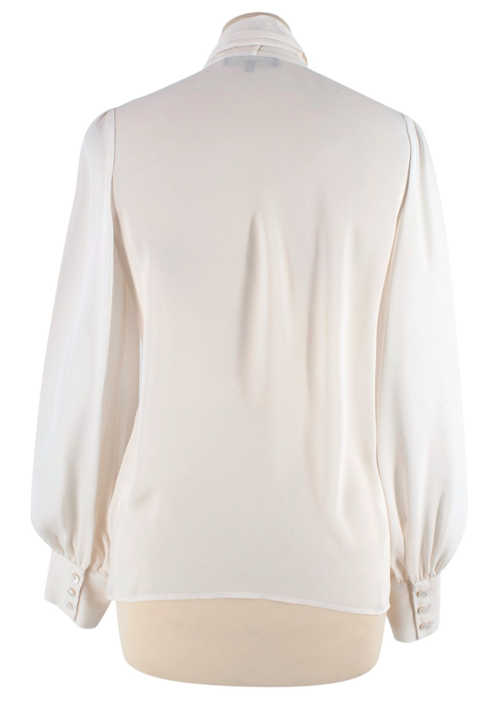 Barbara Bui Cream Blouse Size XS ivory silk