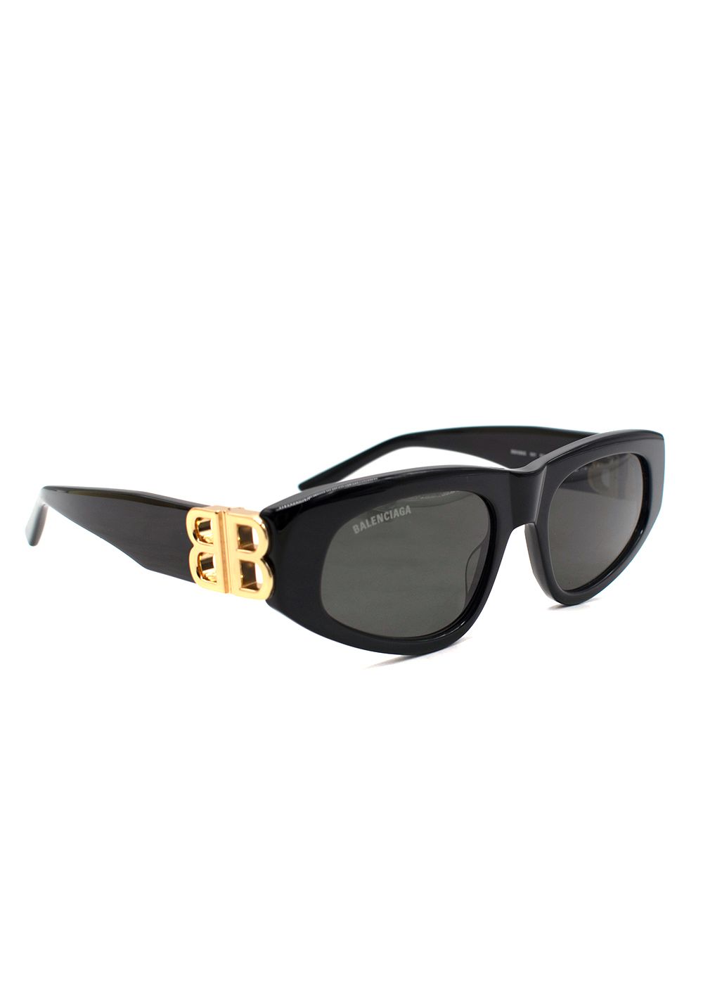 Balenciaga Black Dynasty Frame Sunglasses acetate