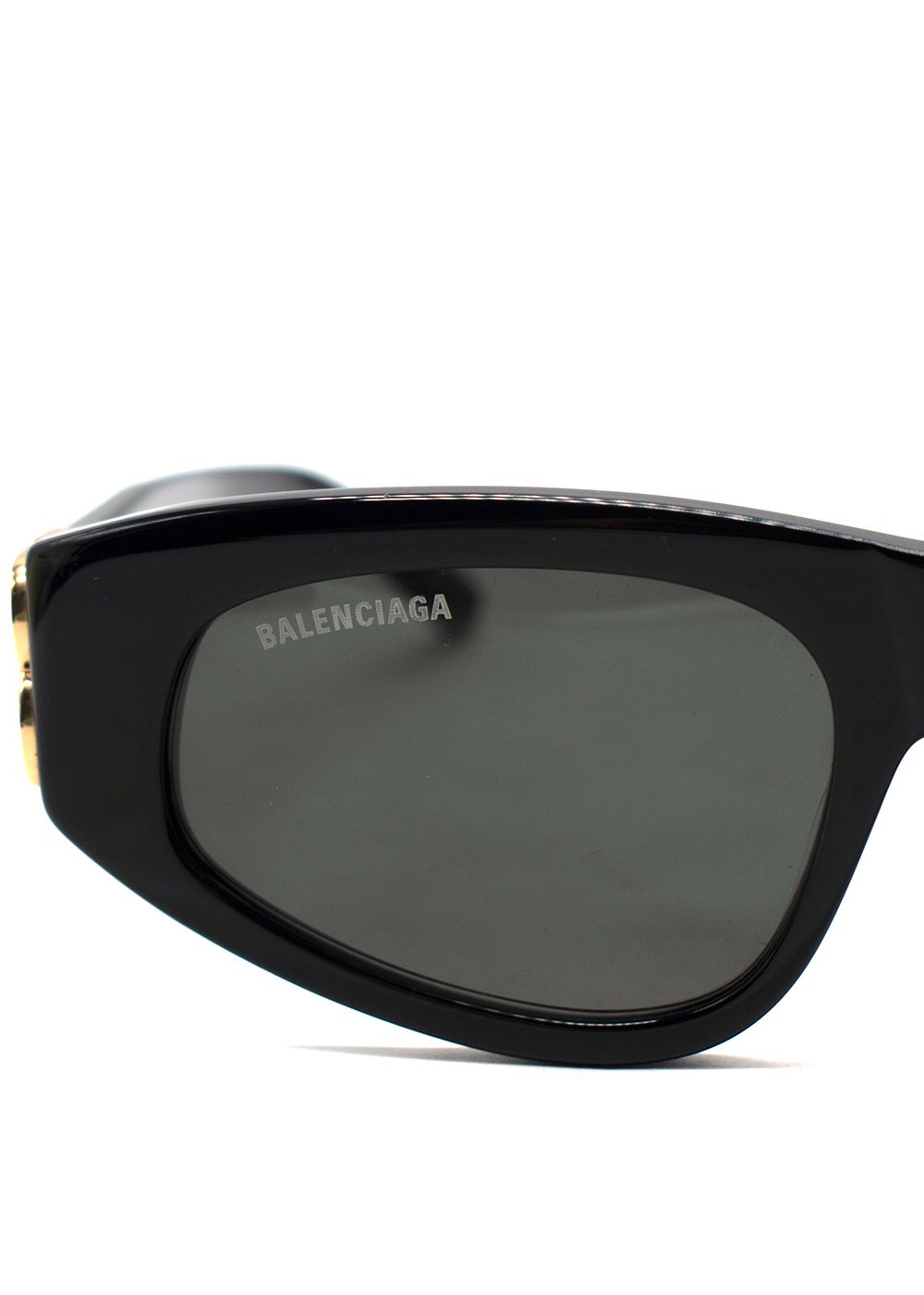 Balenciaga Black Dynasty Frame Sunglasses acetate