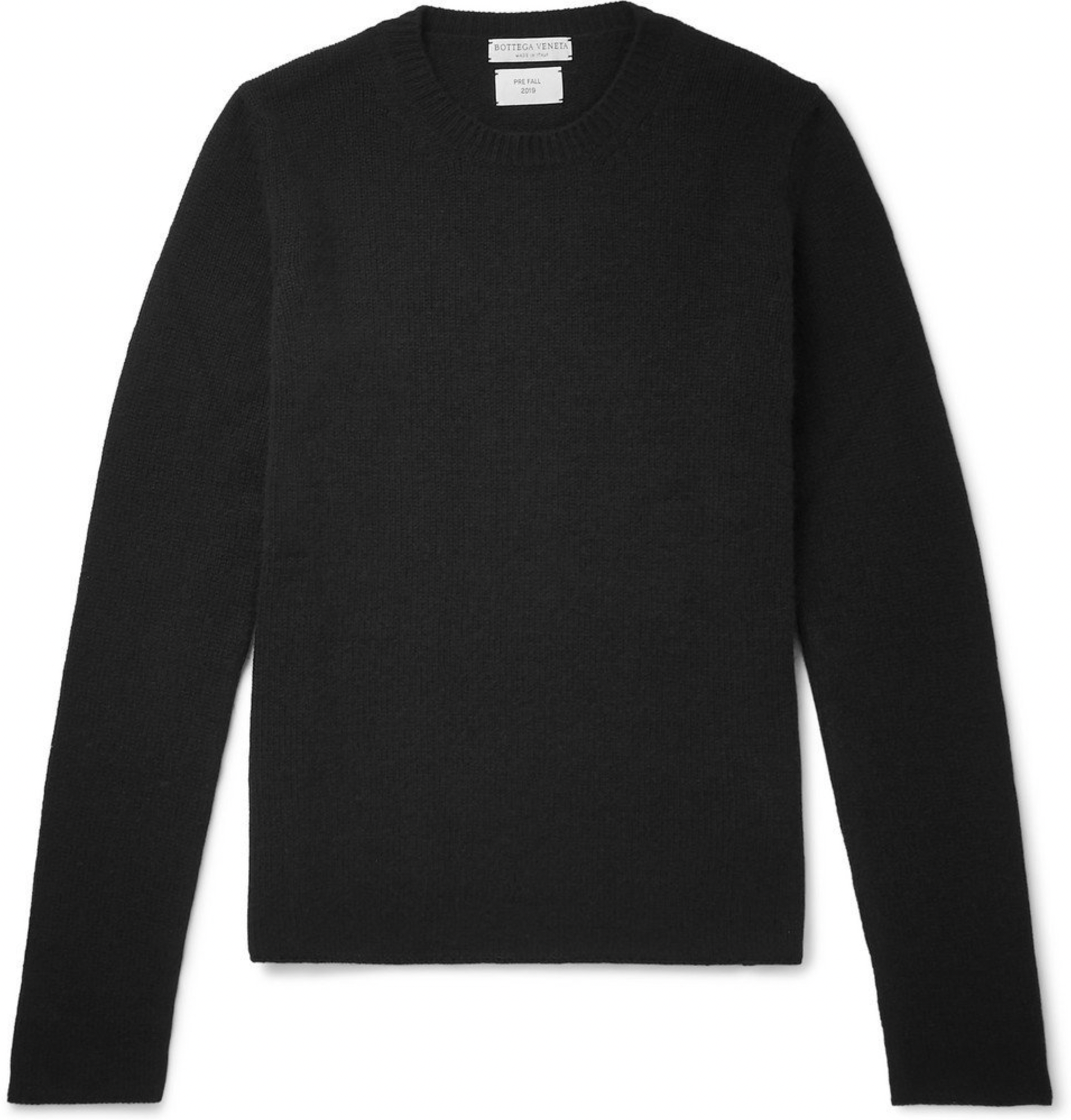 Bottega Veneta Crew Neck Black Cashmere Jumper Size S