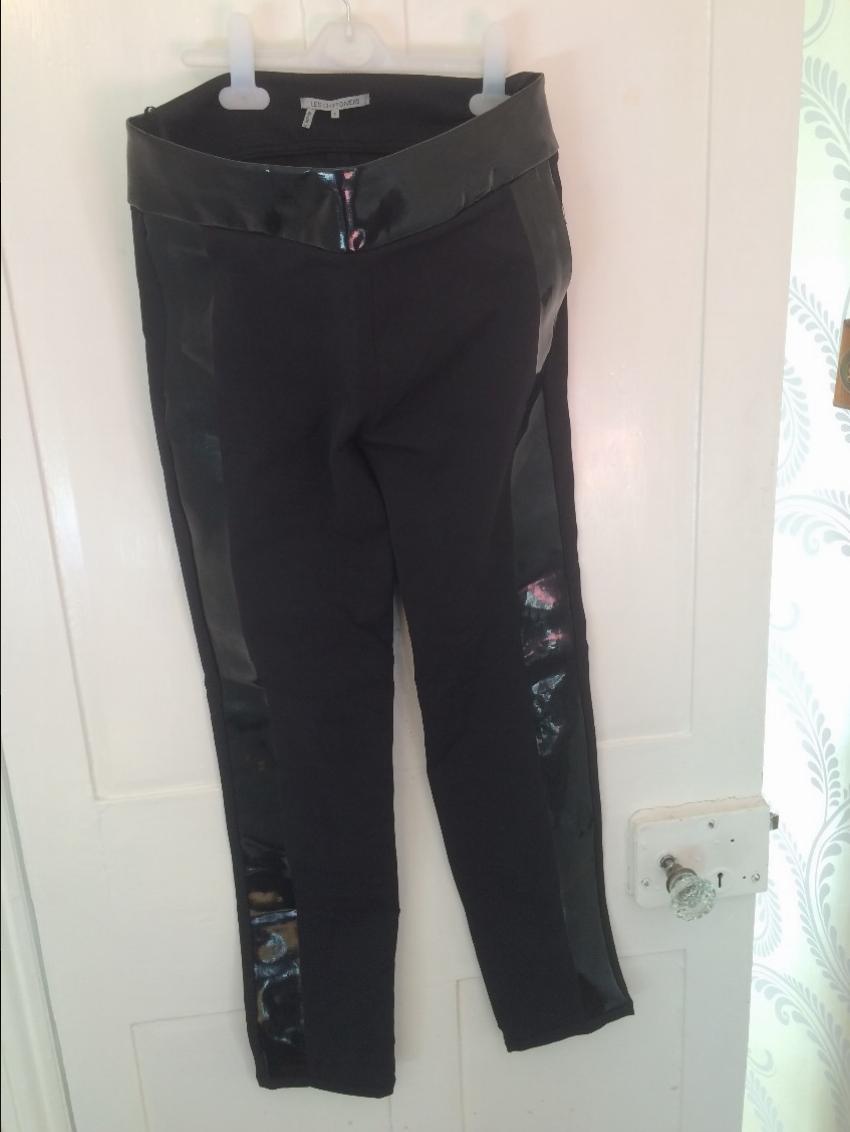 Preowned Les Chiffoniers black trousers Size M cotton