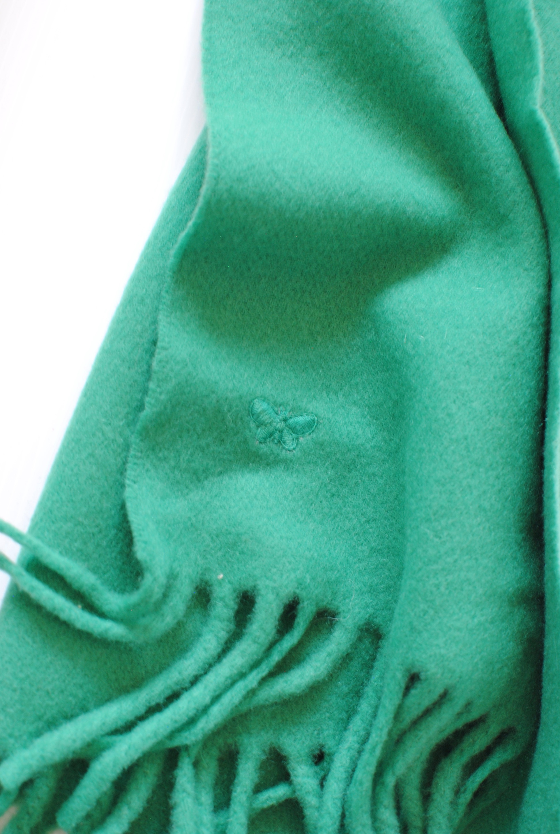 Max Mara Green Wool Shawl