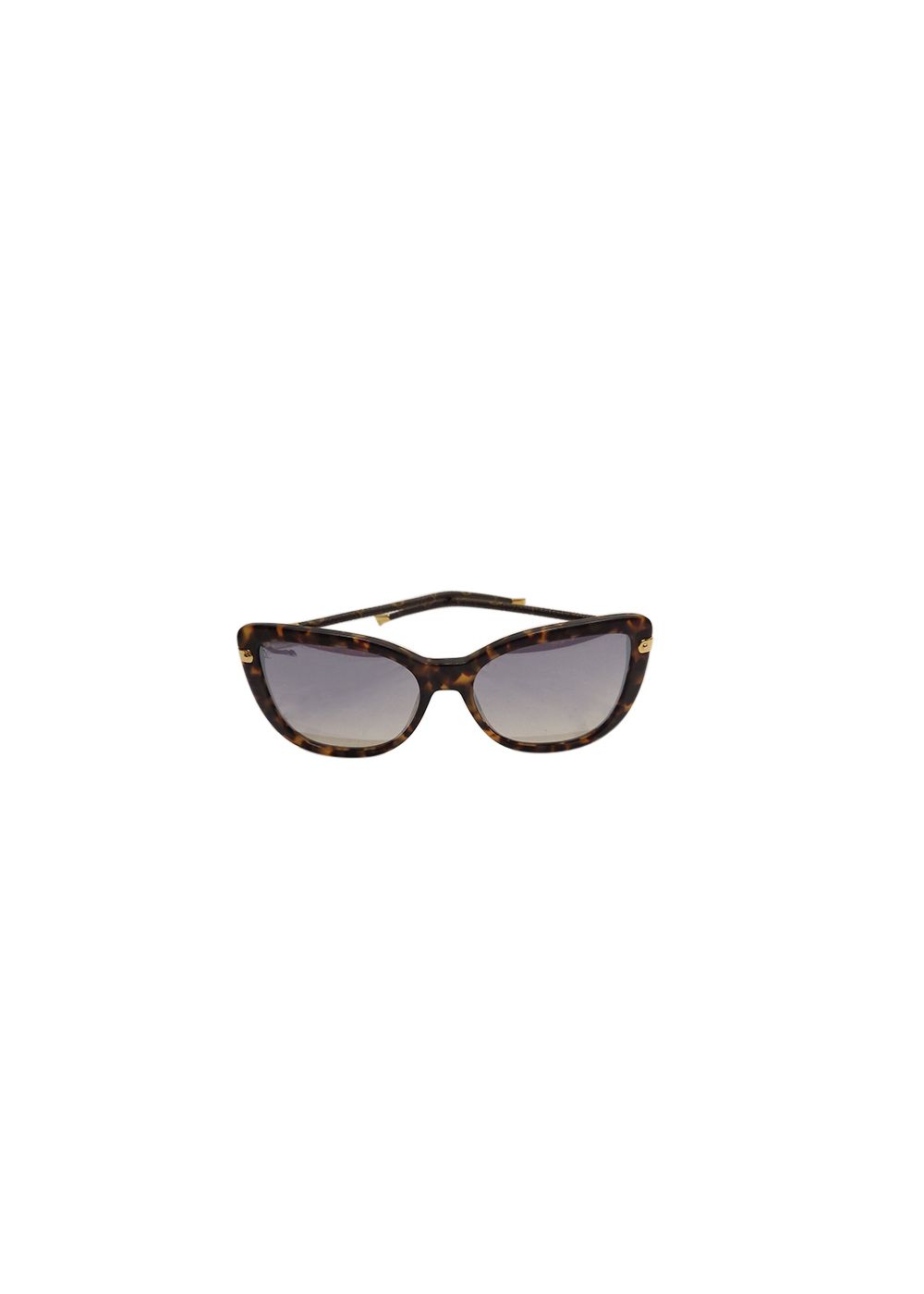 Preowned Louis Vuitton Brown acetate butterfly sunglasses