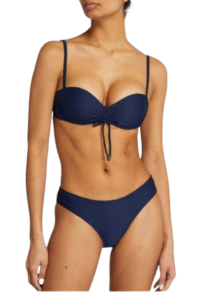 Heidi Klein Navy Core Bikini Size M polyamide/elastane