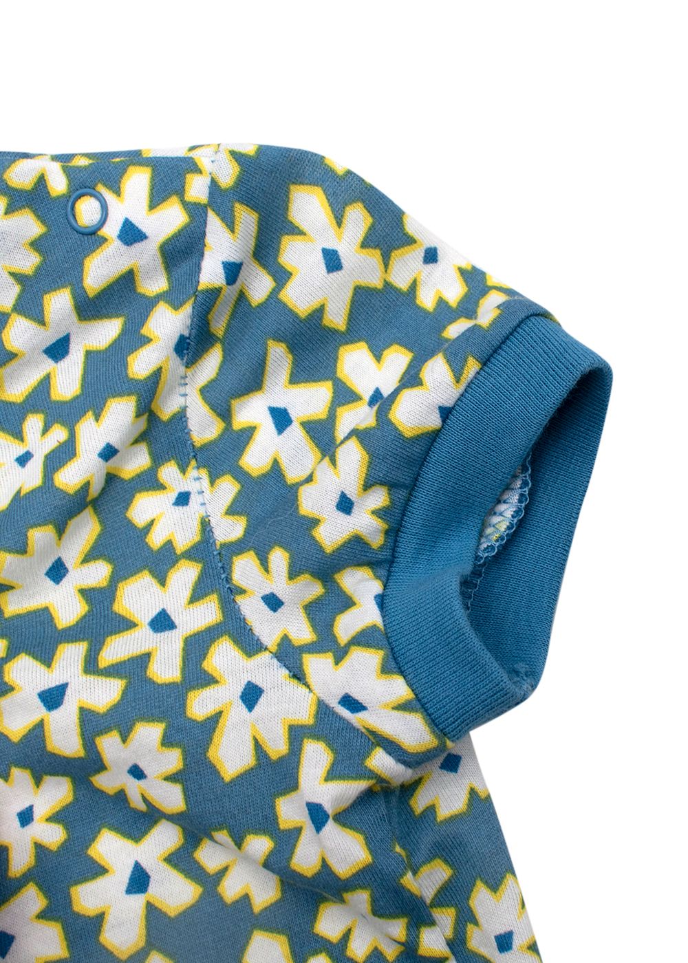 Boys Stella McCartney Kids 12-18m Blue And Yellow Floral Print T-shirt And Leggings Size 12-18 Months blue + yellow + white floral print cotton