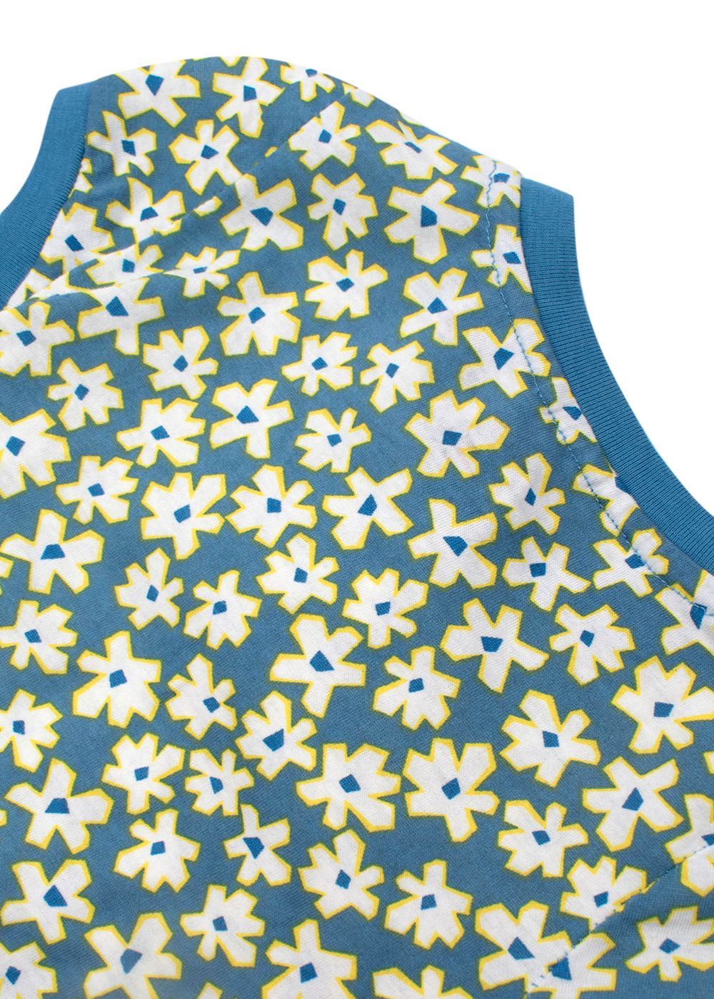 Boys Stella McCartney Kids 12-18m Blue And Yellow Floral Print T-shirt And Leggings Size 12-18 Months blue + yellow + white floral print cotton