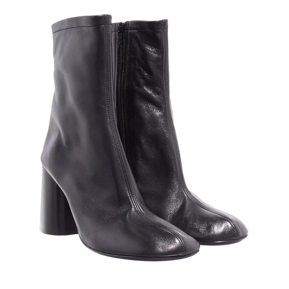 Balenciaga Glove 80 inverted-heel leather ankle boot Size 39 black