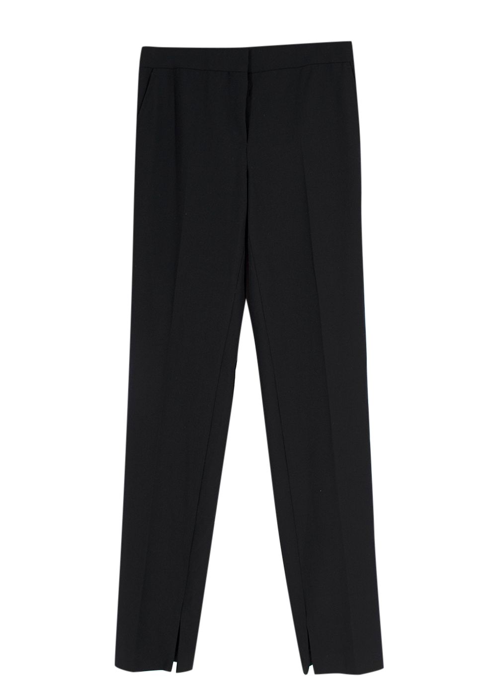 Stella McCartney Black Straight Leg Trousers Size 38/91 polyester