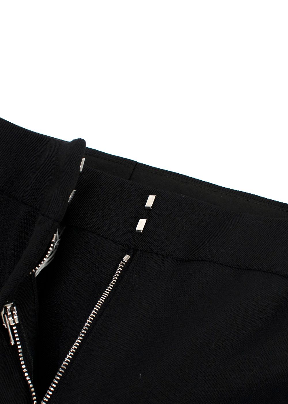 Stella McCartney Black Straight Leg Trousers Size 38/91 polyester