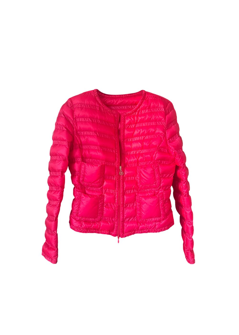 Moncler pink lightweight down jacket Size XS Raspberry down/feather/polyamide