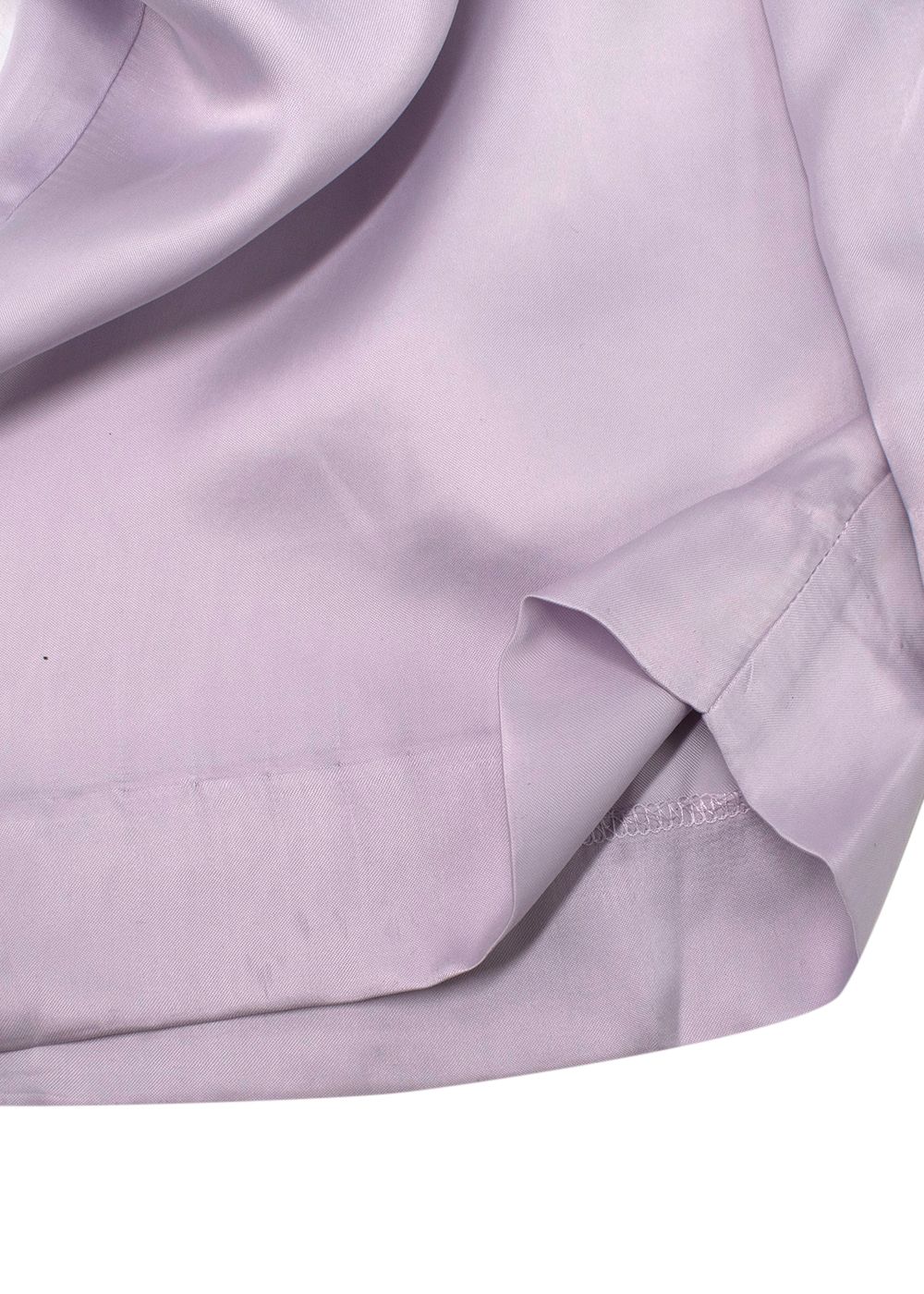 Viktoria  Woods Lilac Wide Leg Satin Trousers Size L cupro