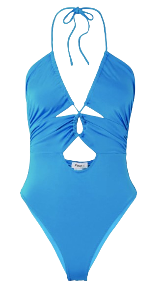 Fisch Turquoise Blue Saba Swimsuit Size L polyamide/elastane