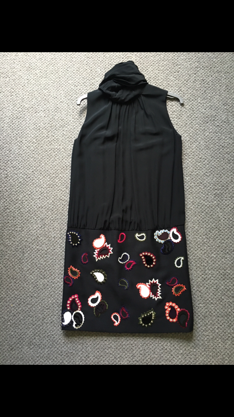 Mulberry silk and wool dress Size S Black