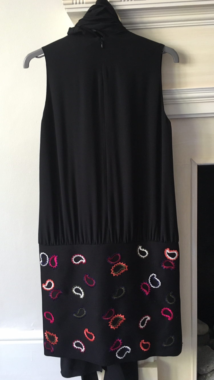 Mulberry silk and wool dress Size S Black