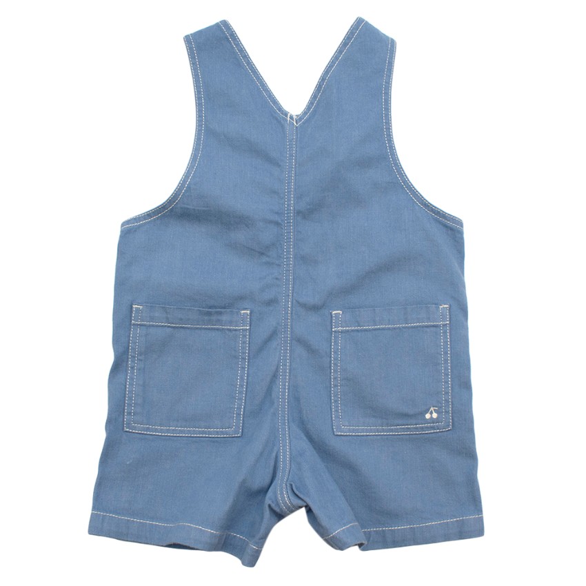 Boys Bonpoint Blue Kids 18m Dungarees Size 12-18 Months cotton