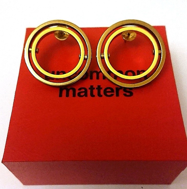 Uncommon Matters Swing Earrings Yellow / Gold metal