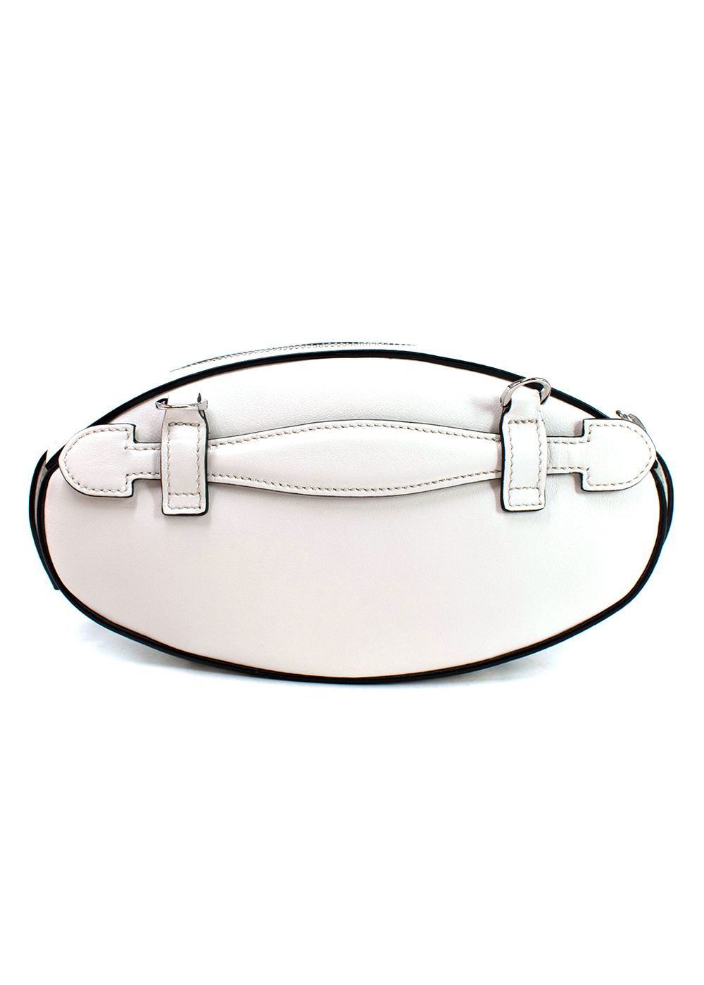 Tod's White Leather Bauletto Belt Bag