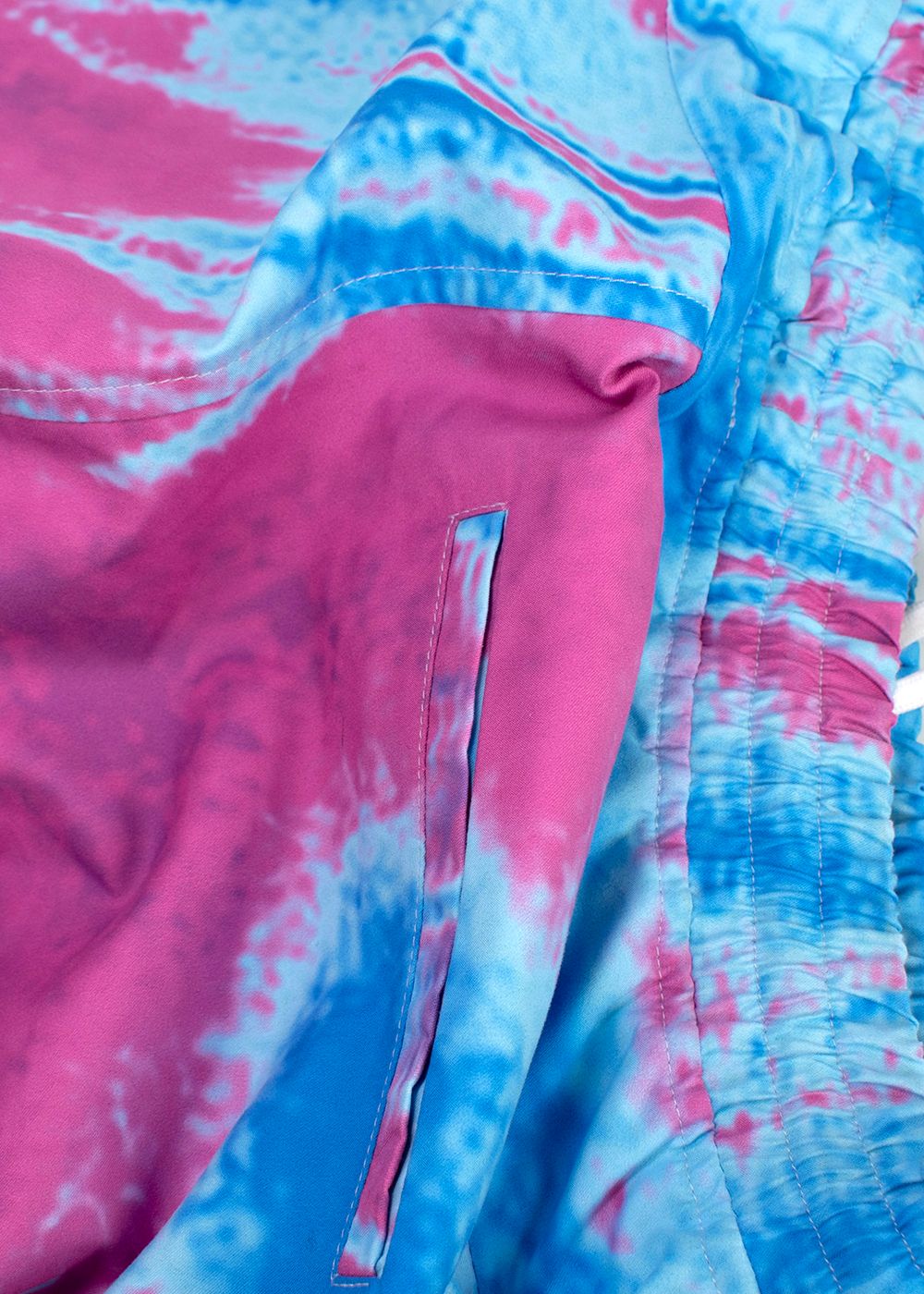 Men's AGR SS23 Pink and Blue Swim Shorts Size S Pink Blue polyester