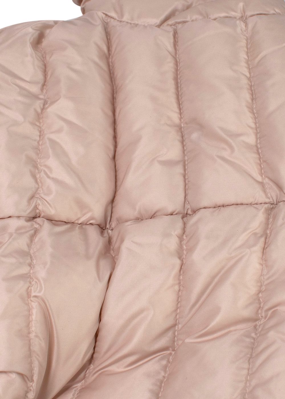 Boys Moncler Light Pink Quilted Baby Snowsuit Size 6-9 Months polyester