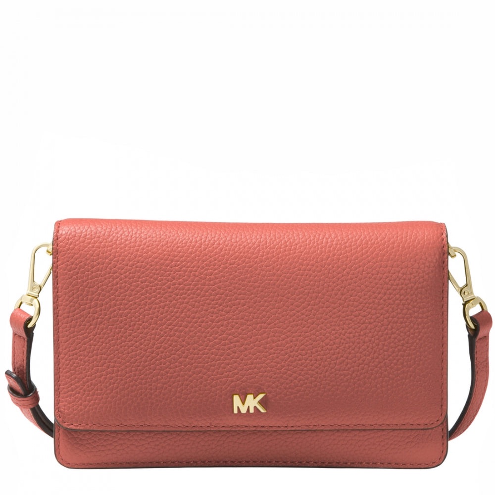 Michael Michael Kors Leather Strap Wallet Pink