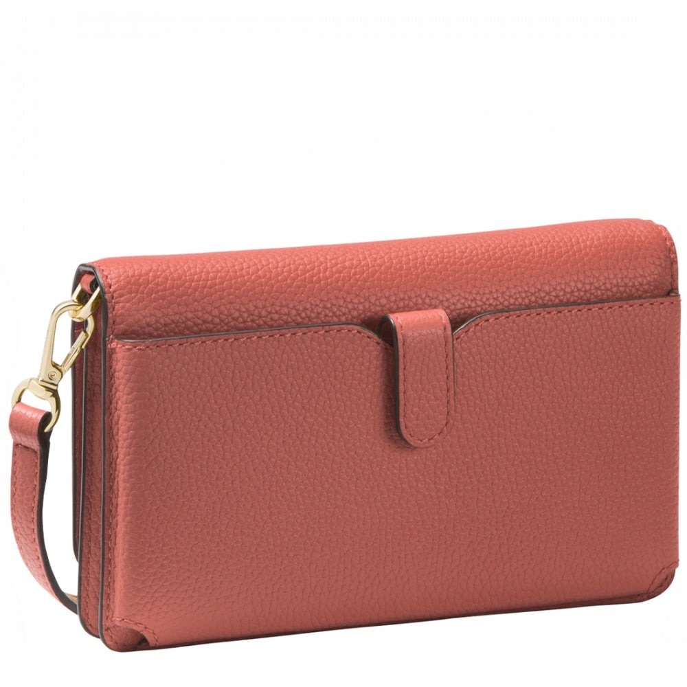 Michael Michael Kors Leather Strap Wallet Pink