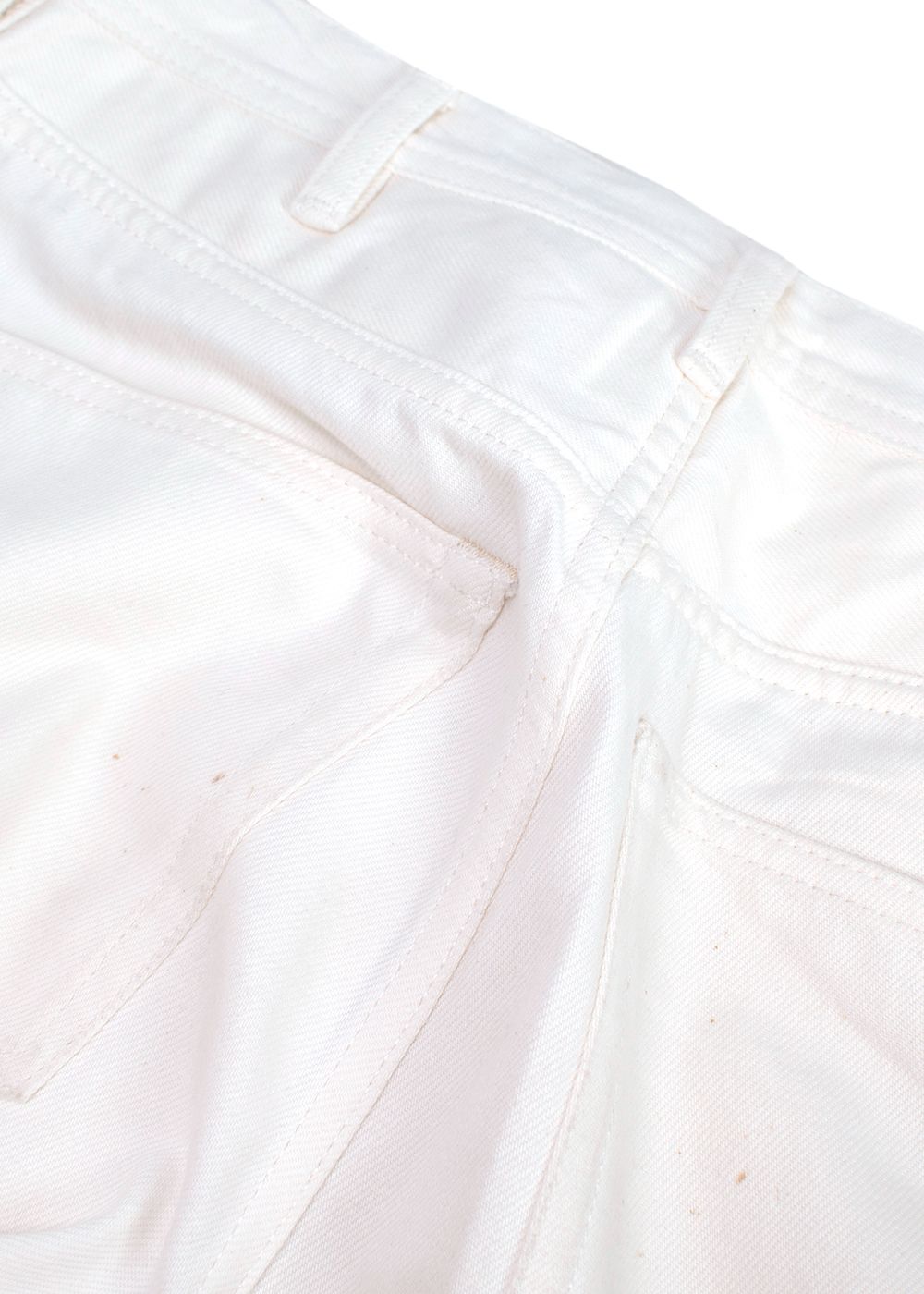 Acne Studios White Straight Leg Jeans Size XS