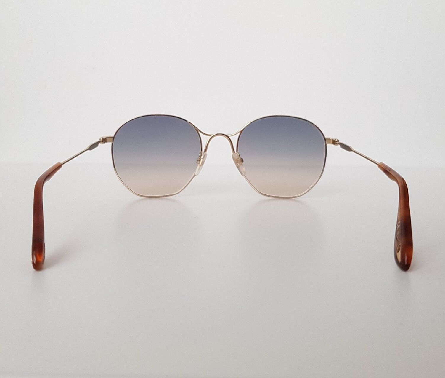 Preowned Givenchy GV7093/S Aviator Sunglasses Gold metal