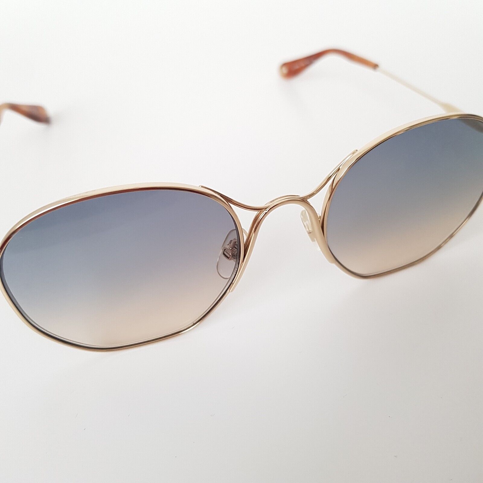 Preowned Givenchy GV7093/S Aviator Sunglasses Gold metal