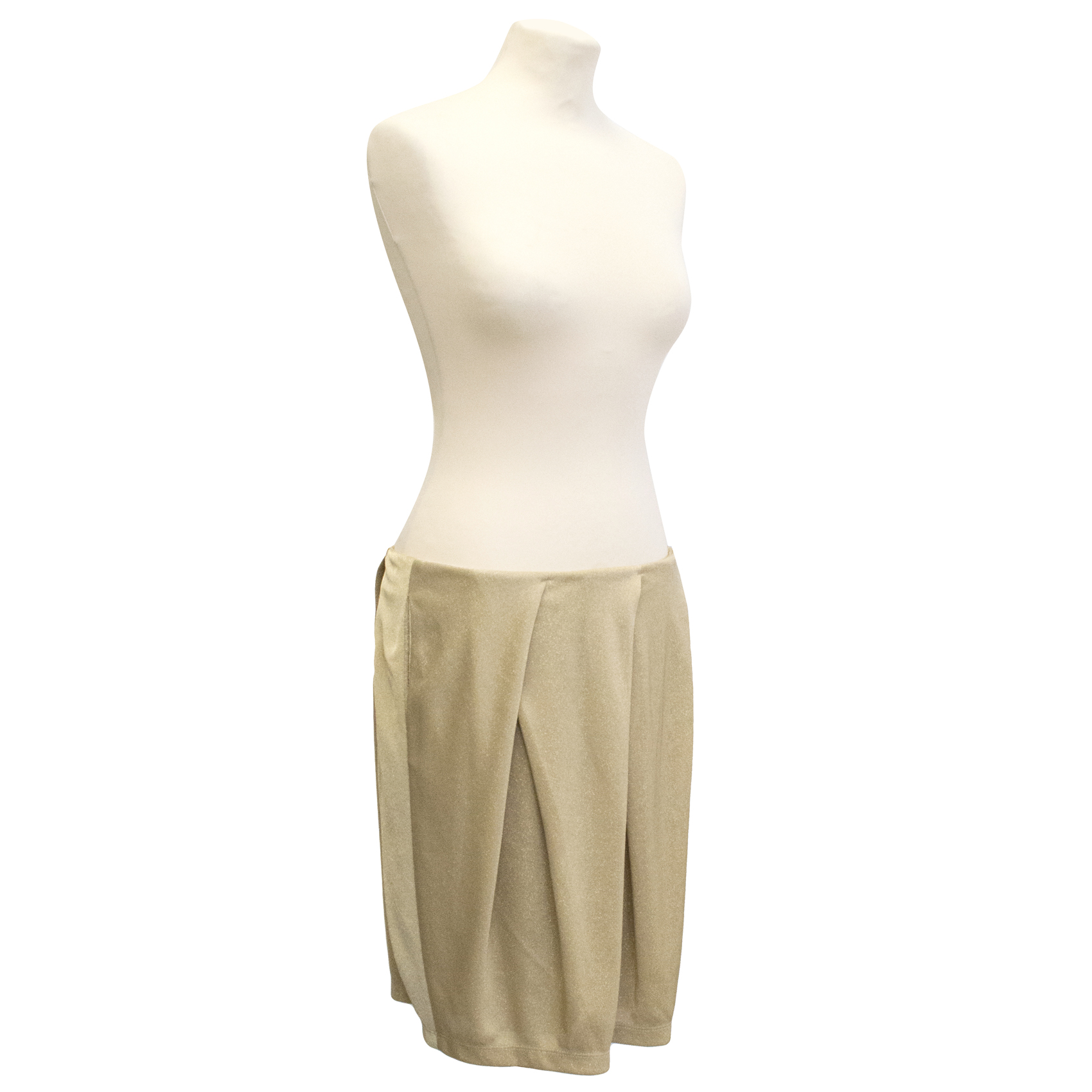 Preowned See by Chloe Gold Skirt Size S polyester