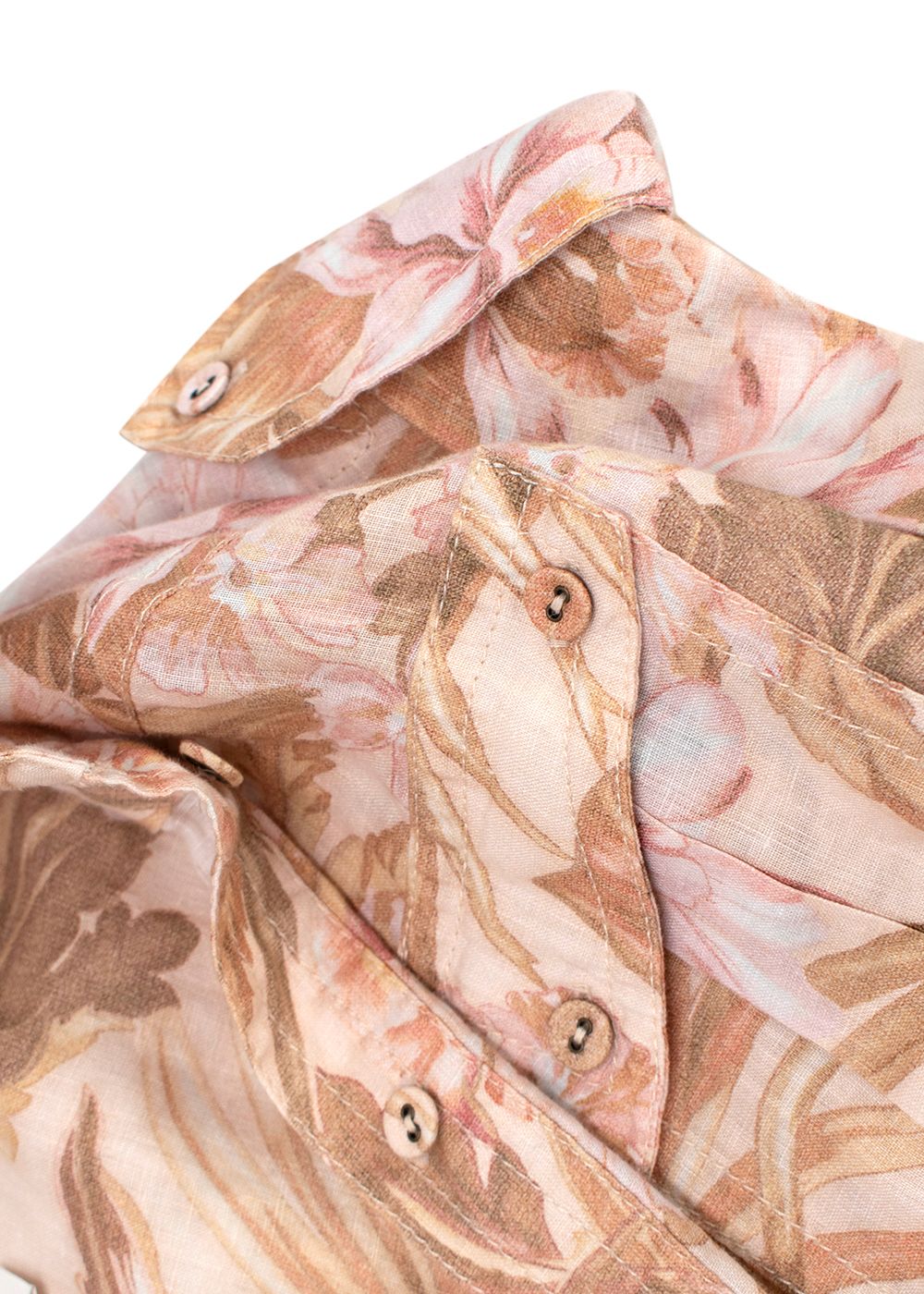 Zimmermann Zimmerman Sepia Floral Andie Romper Size S Nude Florals linen