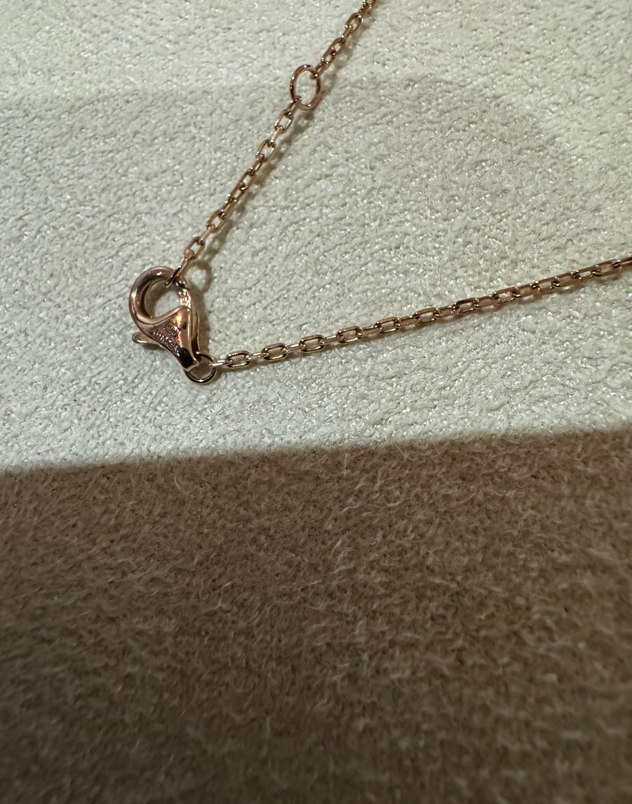 Cartier Rose Gold Just Un Clou Diamond Necklace k gold