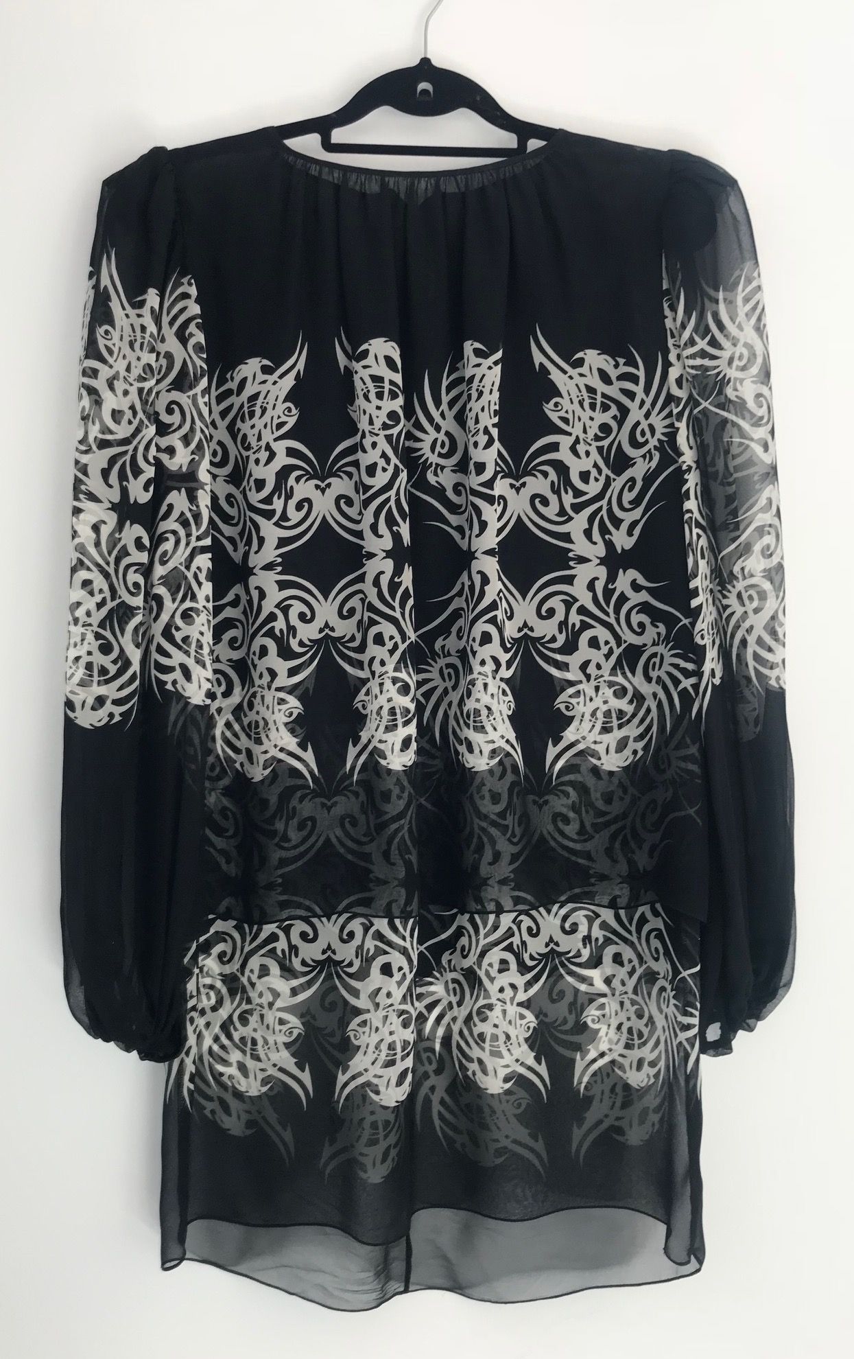 Preowned Thomas Wylde Silk Top Size M Black