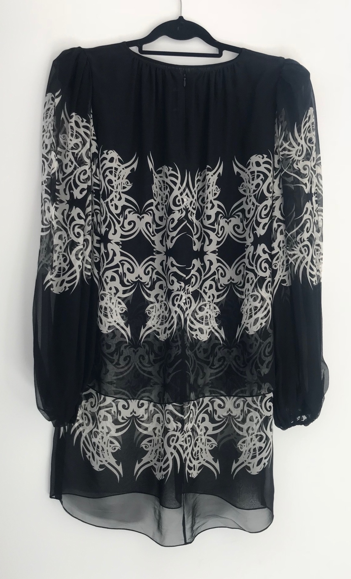 Preowned Thomas Wylde Silk Top Size M Black