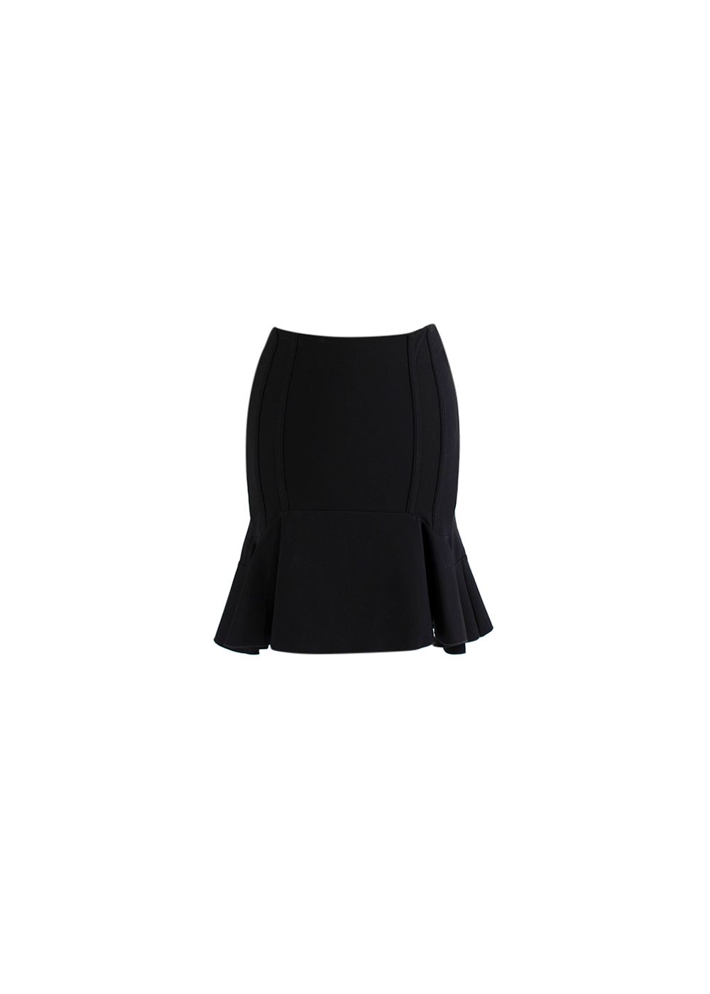 Antonio Berardi Black Fit  Flare Mini Skirt Size XS rayon