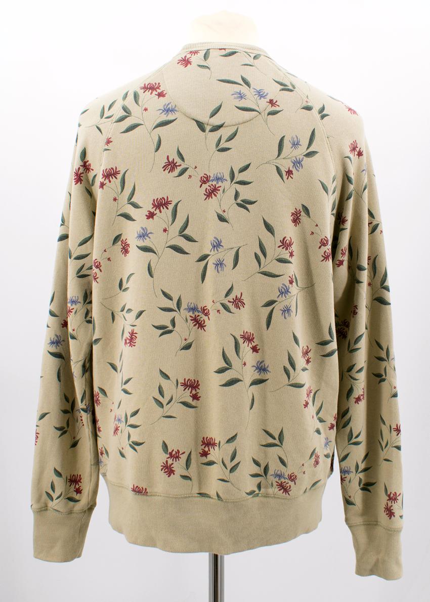 Men's Penfield Floral Pattern Jumper Size S Floral / Patterned cotton