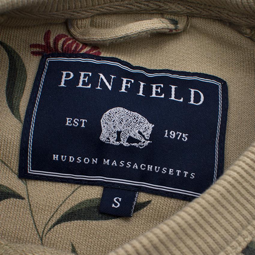 Men's Penfield Floral Pattern Jumper Size S Floral / Patterned cotton