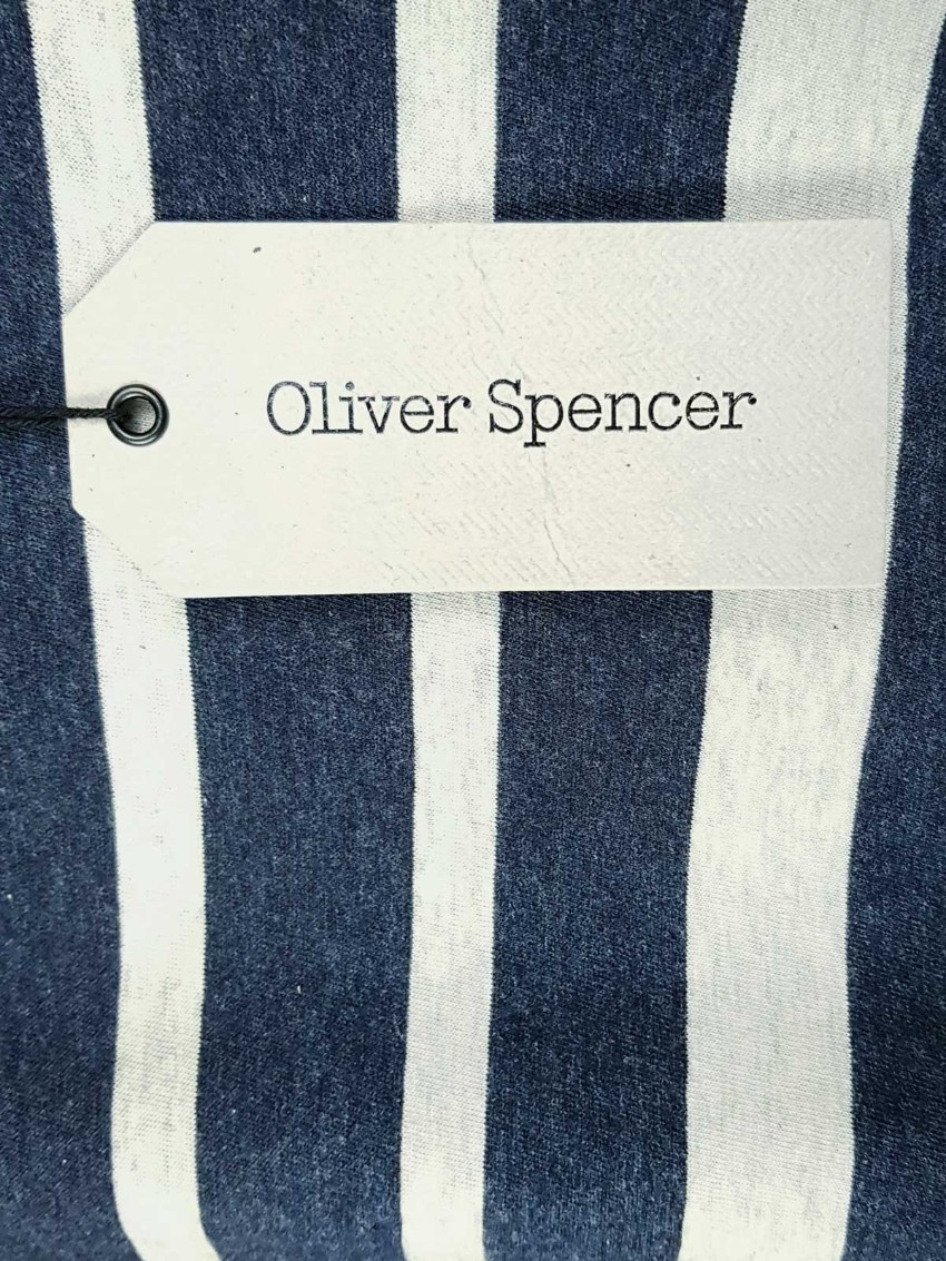 Oliver Spencer Conduit Bold Stripe Tee Size XL