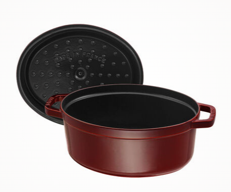 Men's Staub Red Casserole Dish cast iron