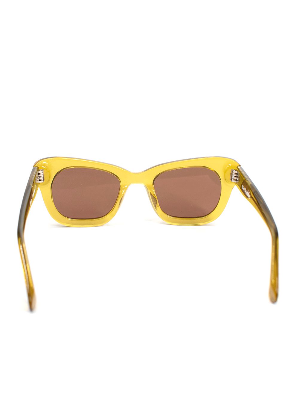 Sun Buddies Yellow Ethan Cat Eye Sunglasses acetate