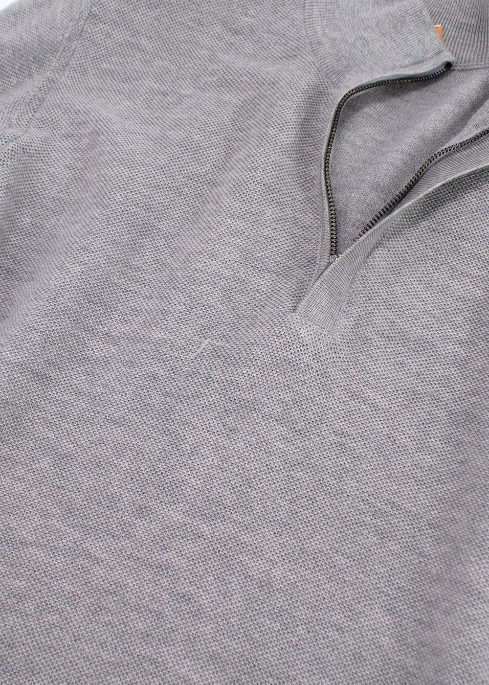 Men's Preowned Pal Zileri Grey Wool Jumper Size S