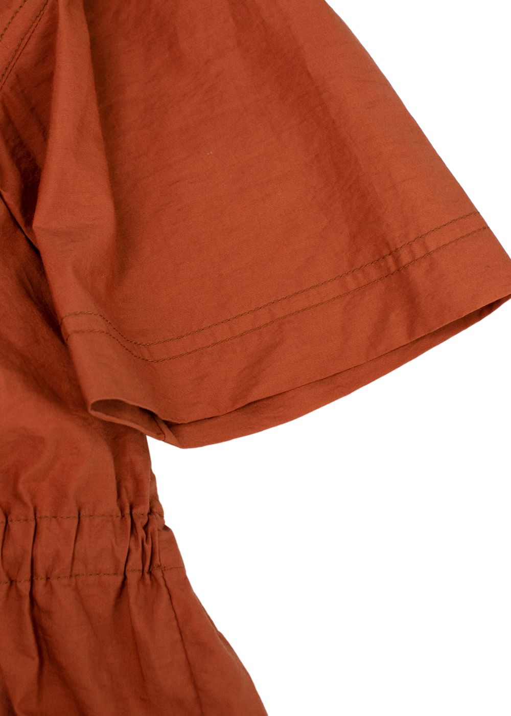 Brunello Cucinelli Burnt Orange Playsuit Size S cotton