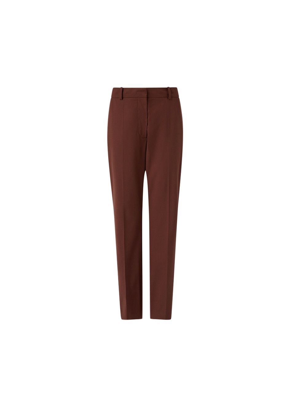 Preowned Joseph Coleman Burgundy Gabardine Trousers Size XL viscose