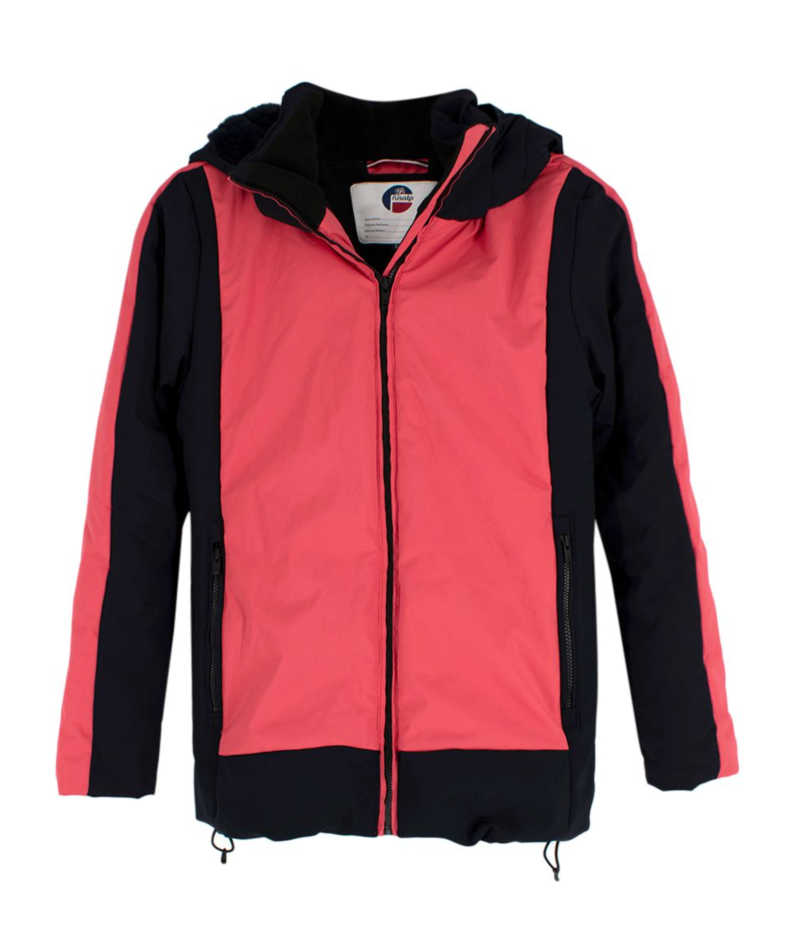 Boys Fusalp Kids 14Y kmnBlack and Coral Ski Jacket Size 10 Years + black coral pink polyester