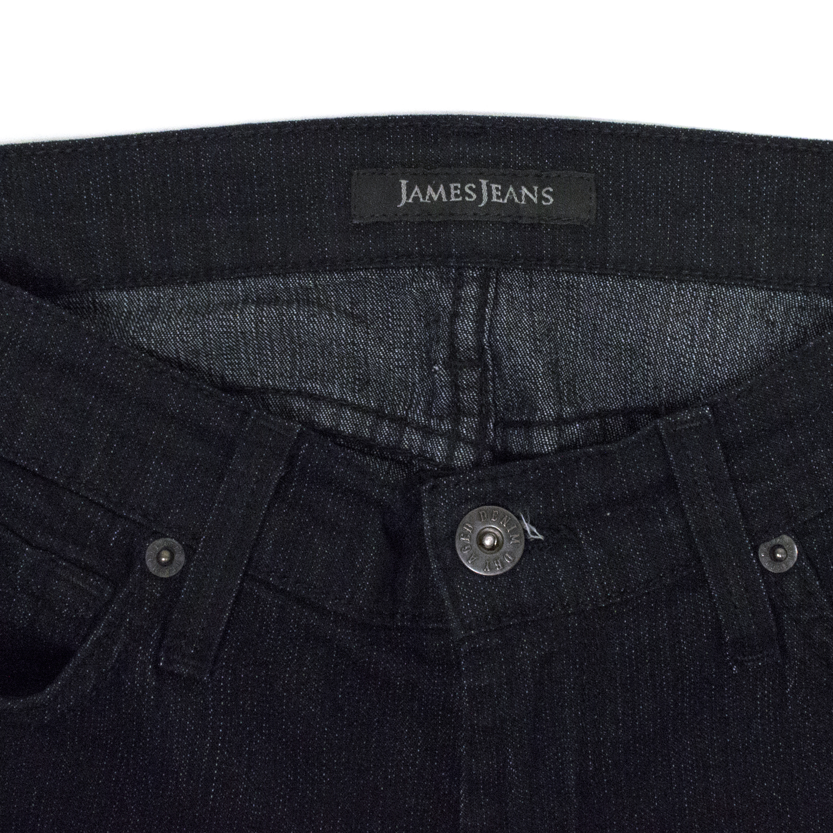 Preowned James Jeans Twiggy Jeans Size 25/63 Black cotton