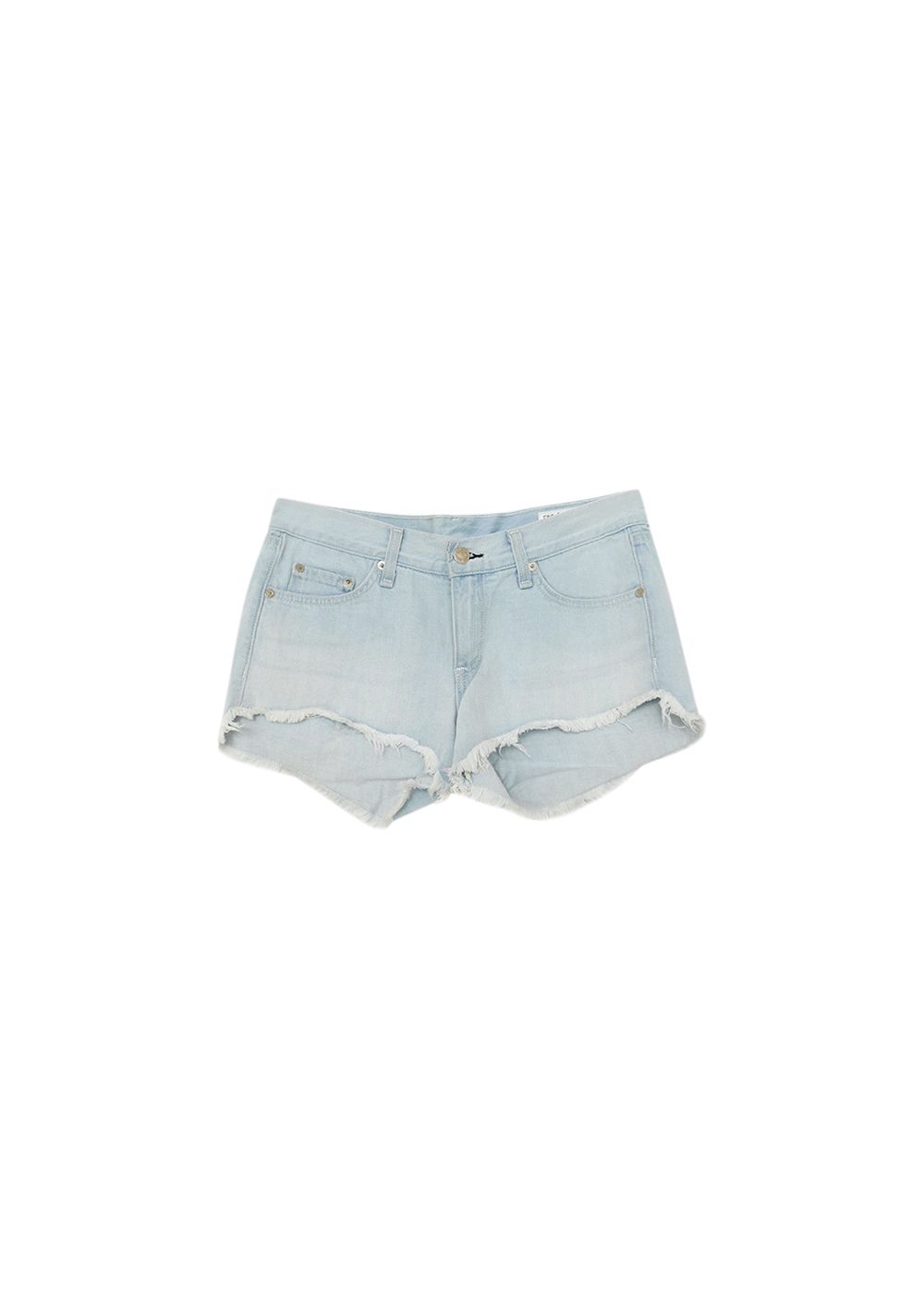 Rag and Bone Acid-wash denim cut-off shorts Size 25/63 Blue cotton