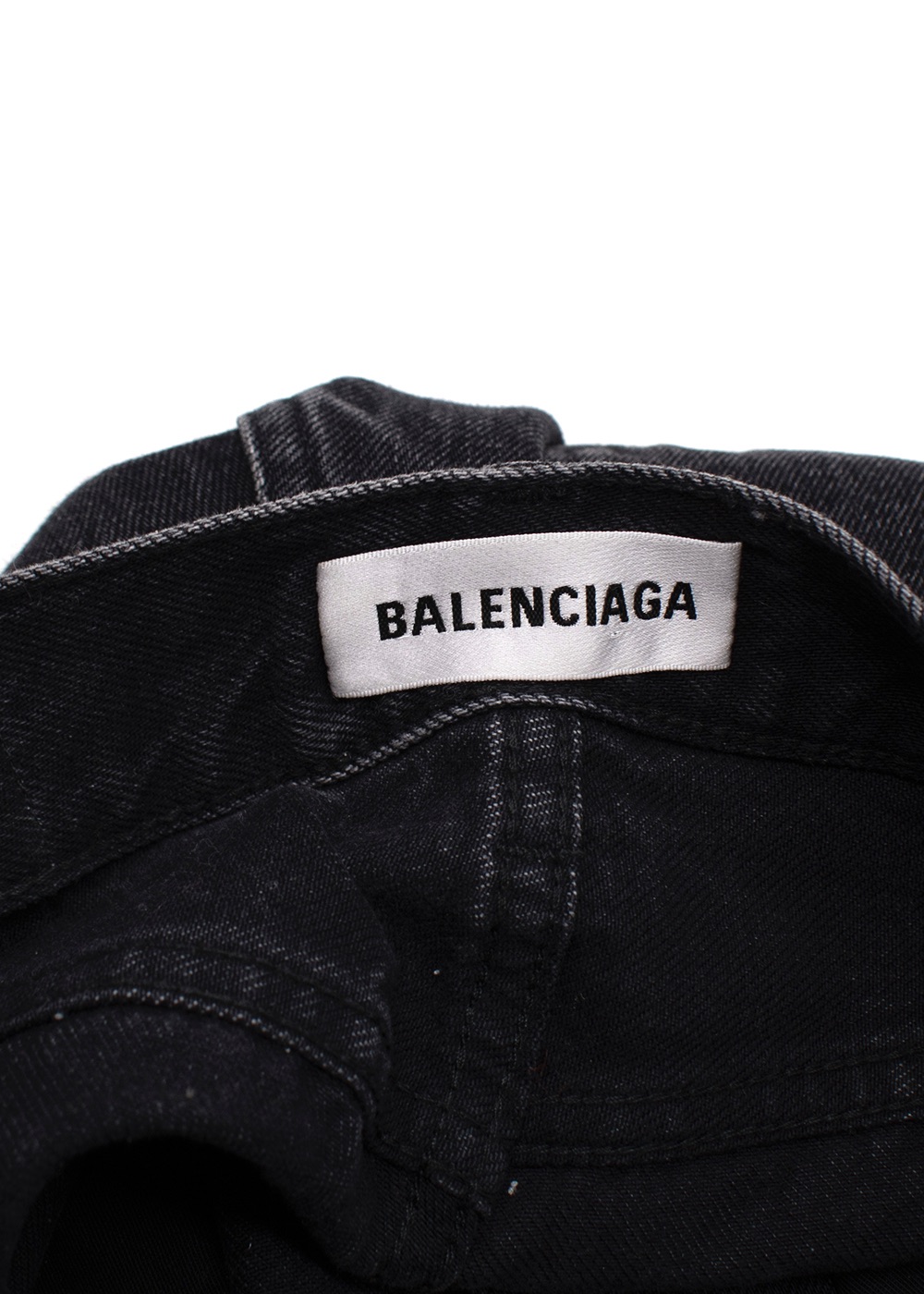 Balenciaga Black Straight Leg Jeans Size XS polyester/cotton